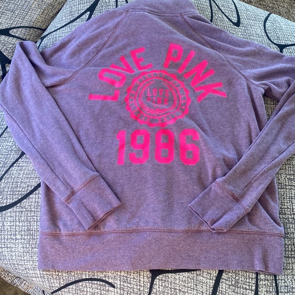 PINK Victoria's Secret Tops - VS Pink zip up sweatshirt
